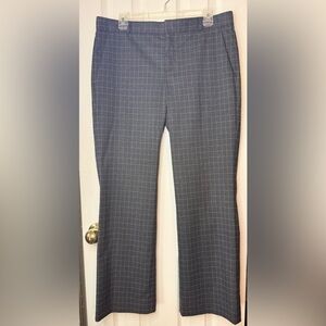 Banana Republic Women's Gray Checkered Trousers